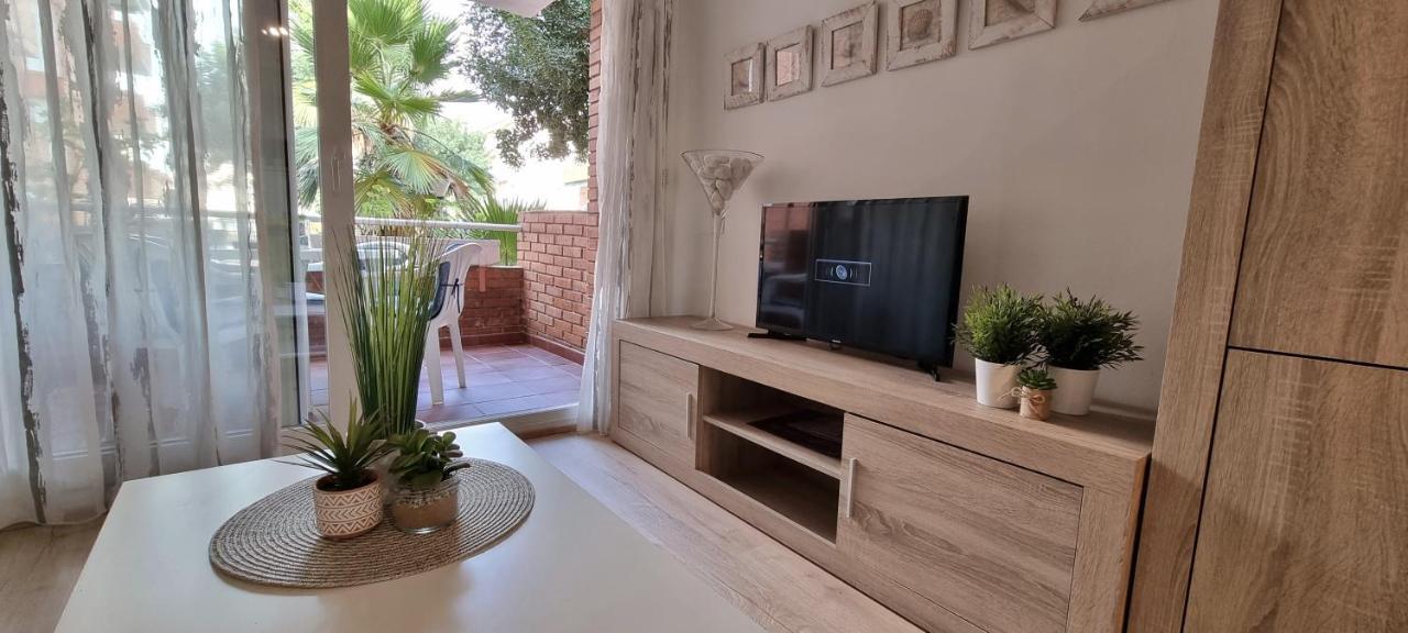 Comarruga Playa Apartamento Con Piscina Dış mekan fotoğraf